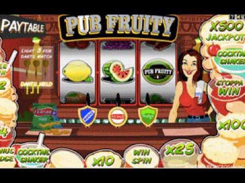 Pub Fruity Game Logo