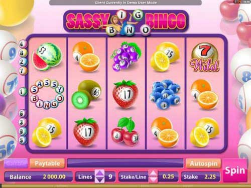 Sassy Bingo Game Logo