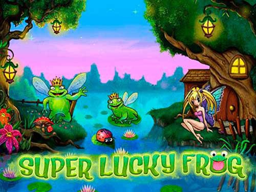 Super Lucky Frog Game Logo