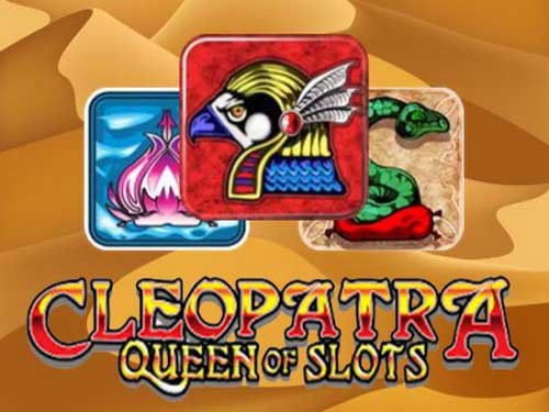 Cleopatra Queen of Slots Game Logo