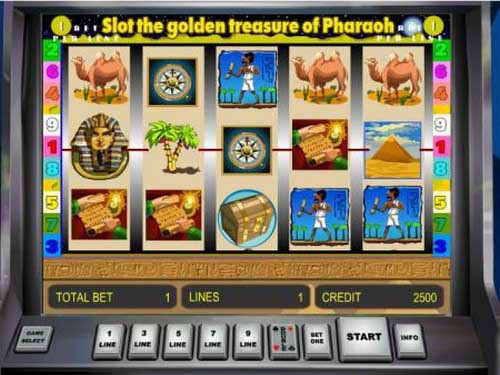 Golden Treasure of Pharaoh Game Logo