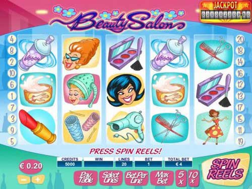 Beauty Salon Game Logo