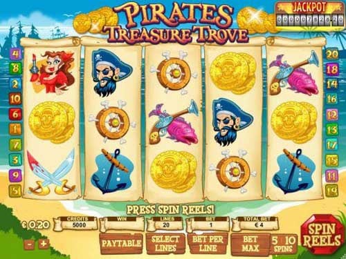 Pirates Treasure Trove Game Logo