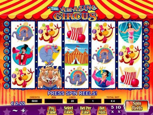 The Amazing Circus Game Logo