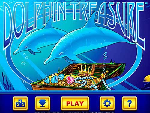 Dolphin Treasure Game Logo