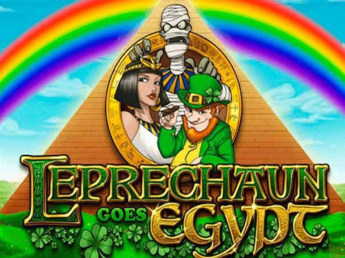 Leprechaun goes Egypt Game Logo