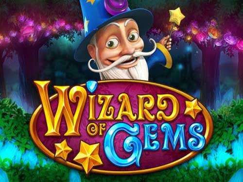 Wizard of Gems Game Logo