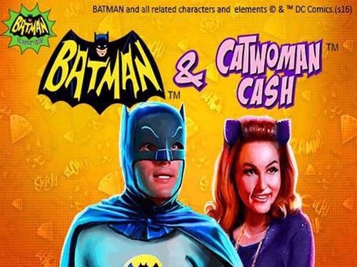 Batman & Catwoman Cash Game Logo