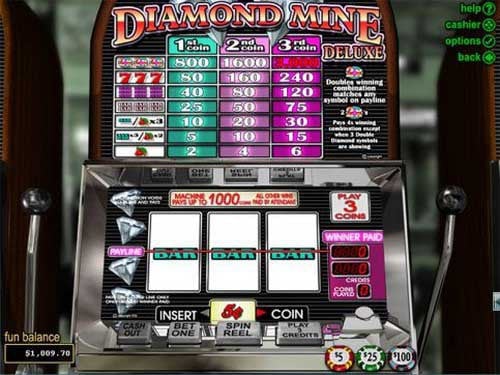 Diamond Mine Deluxe Game Logo
