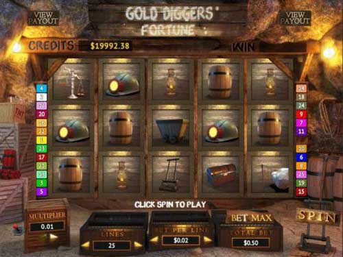 Gold Diggers Fortune Game Logo