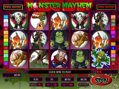 Monster Mayhem Game Logo