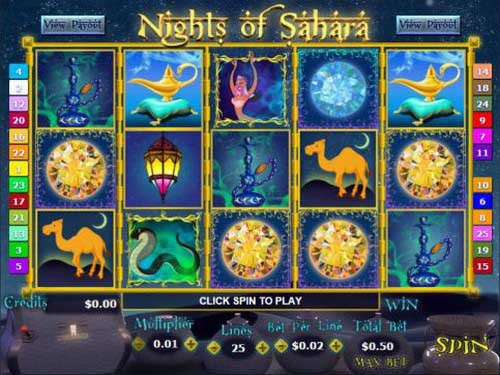 Nights of Sahara Game Logo