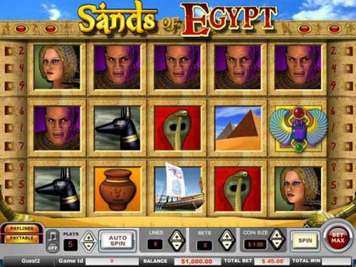 Sands of Egypt Game Logo