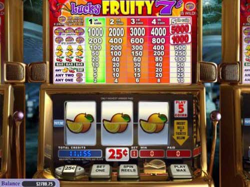 Lucky Fruity 7s Game Logo