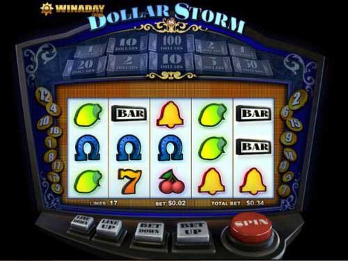 Dollar Storm Game Logo