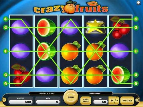 Crazy Fruits Game Logo