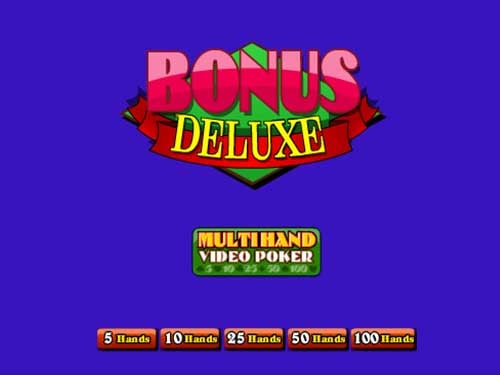 MultiHand Bonus Deluxe Poker